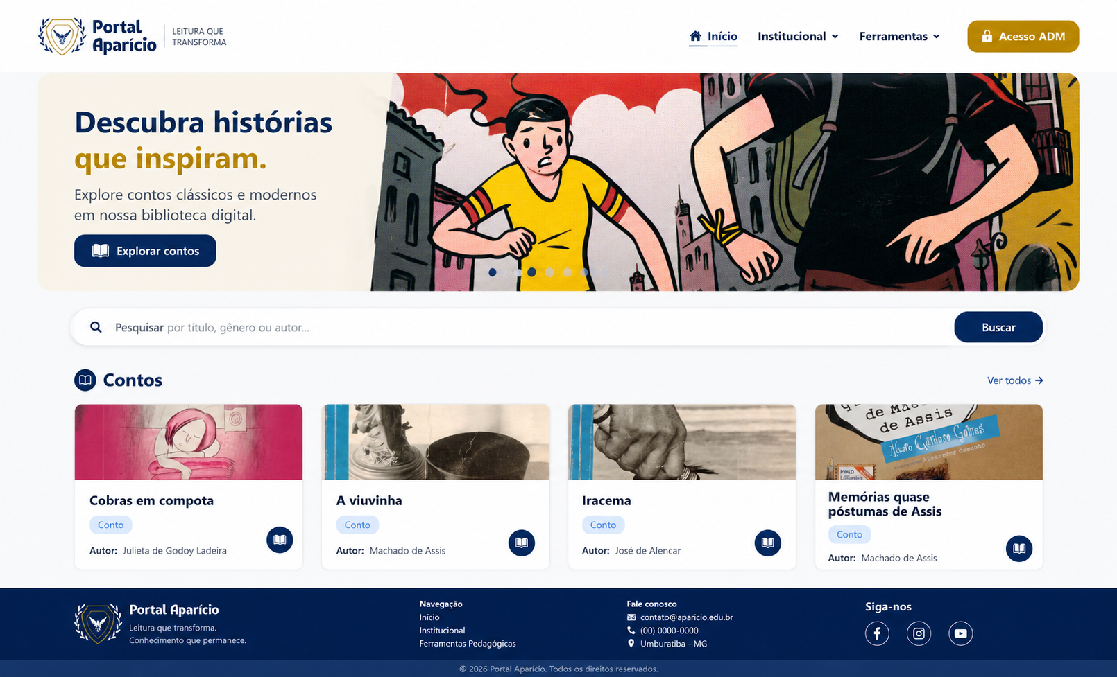 Peça Biblioteca Online